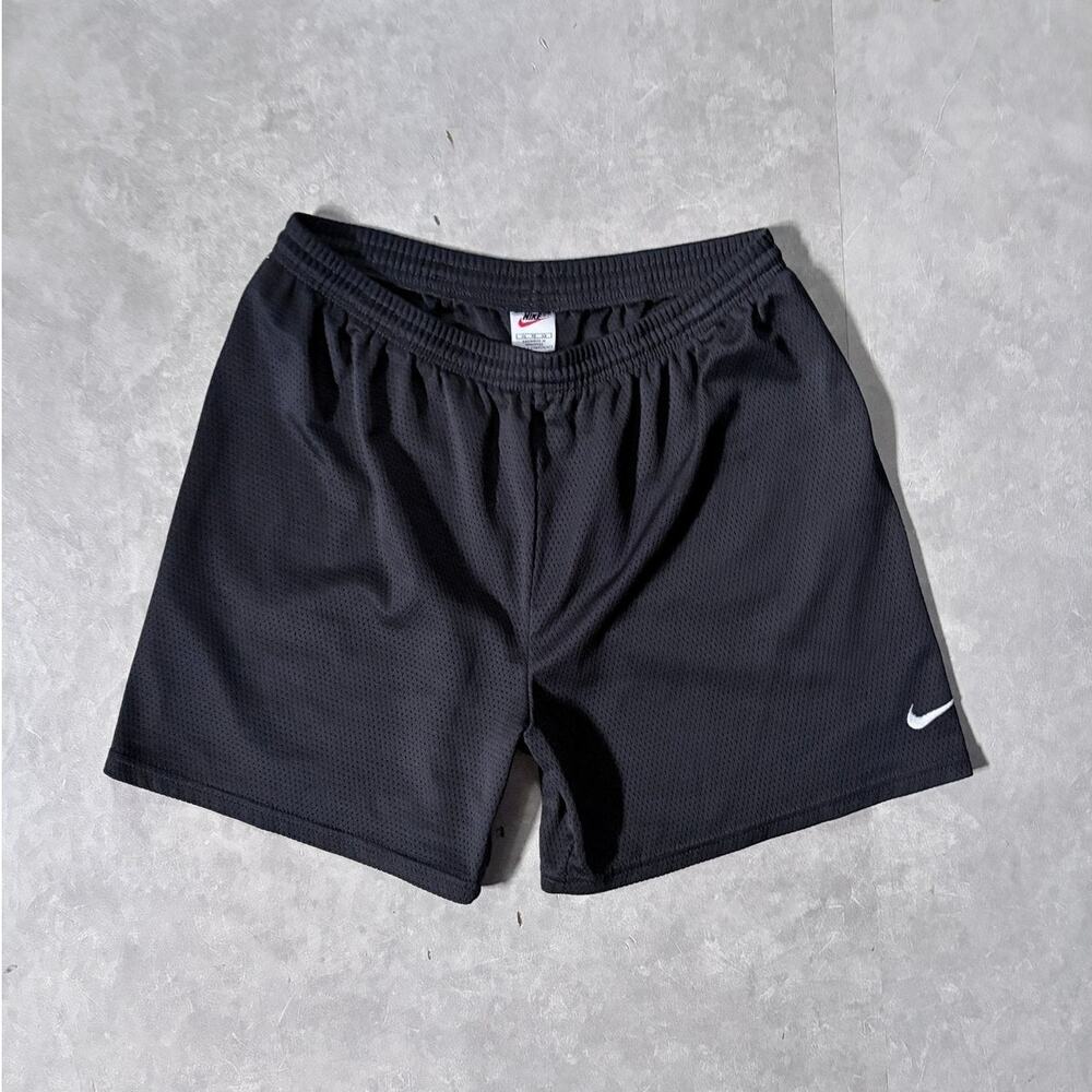 90s Vintage Nike Black Mesh Shorts -XL